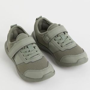 2 H&M Sage Green Mesh Sneaker and Sandals.